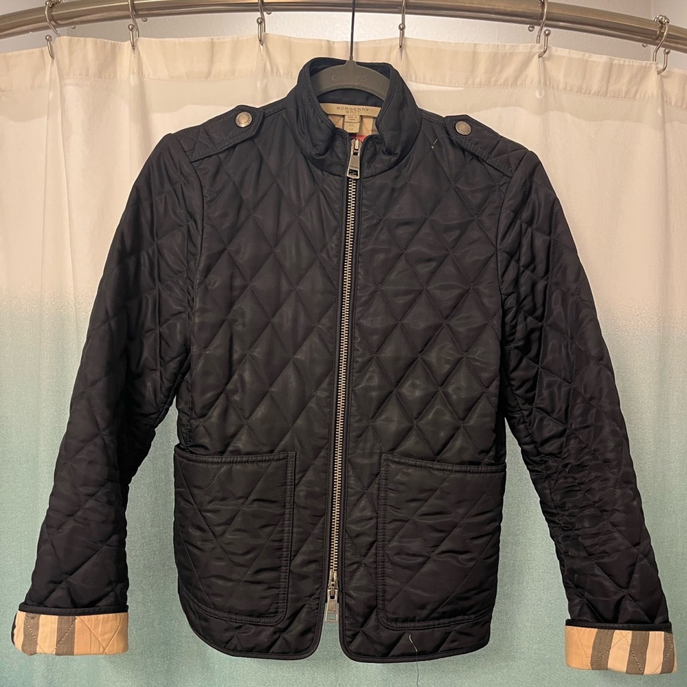 Navy Burberry Jacket